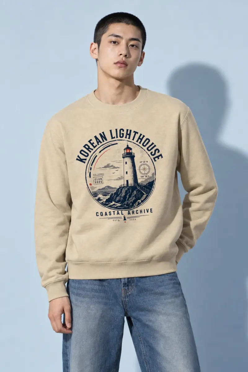 "Sea Signal Club" Heavy Blend Unisex Crewneck Sweatshirt | Gildan 18000