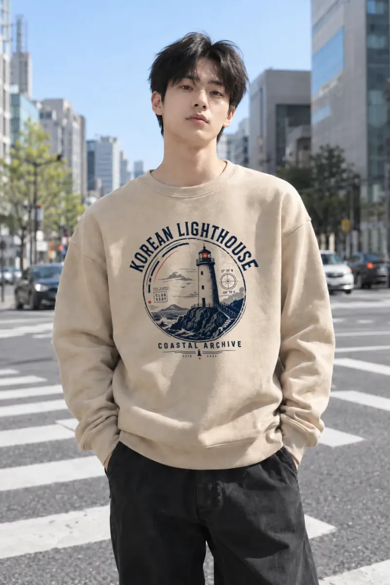 "Sea Signal Club" Heavy Blend Unisex Crewneck Sweatshirt | Gildan 18000