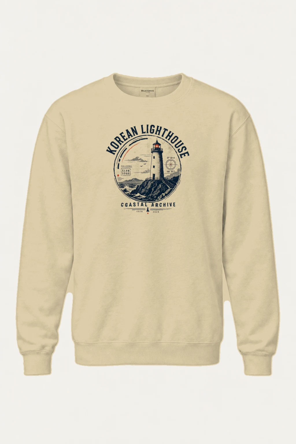 "Sea Signal Club" Heavy Blend Unisex Crewneck Sweatshirt | Gildan 18000