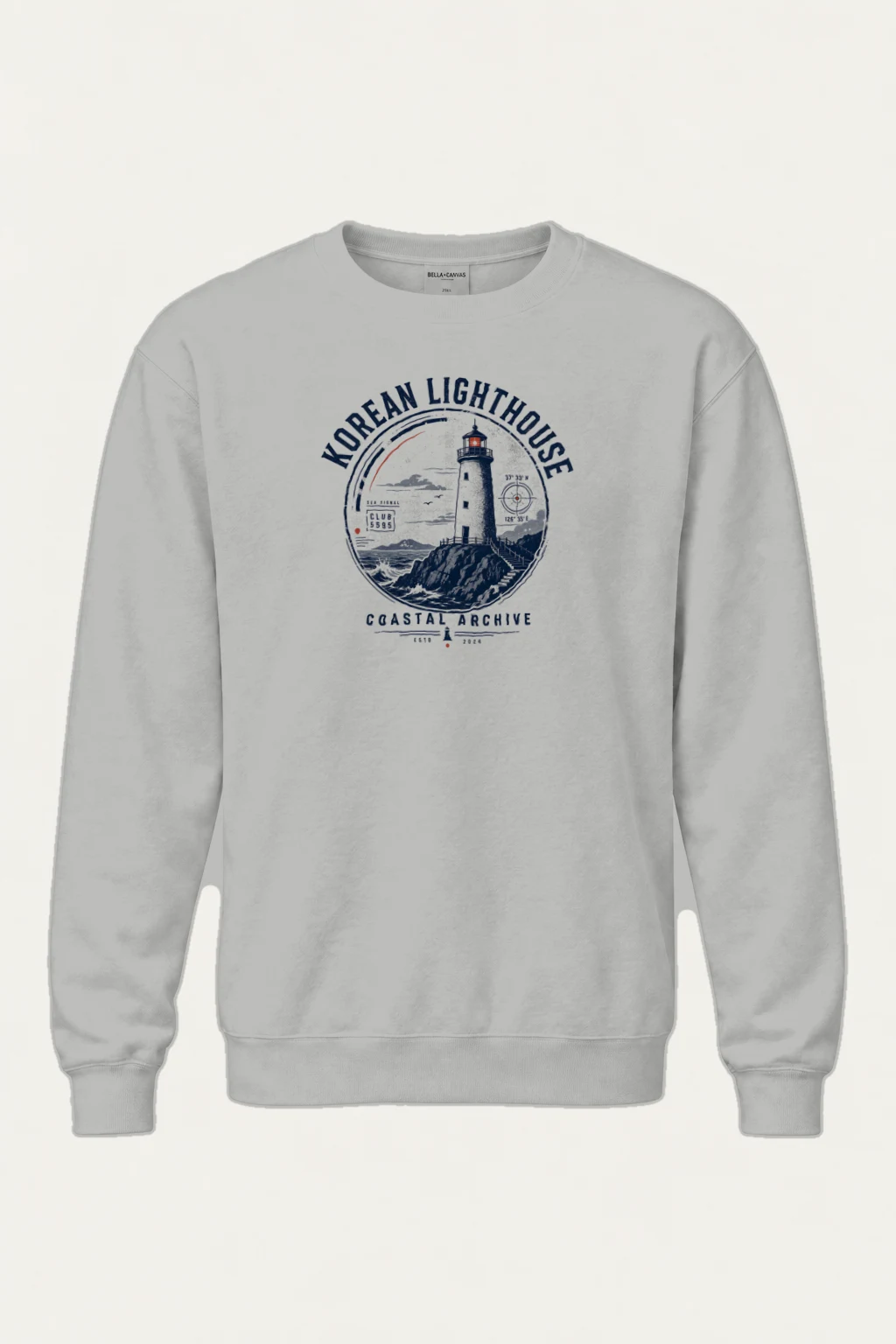 "Sea Signal Club" Heavy Blend Unisex Crewneck Sweatshirt | Gildan 18000