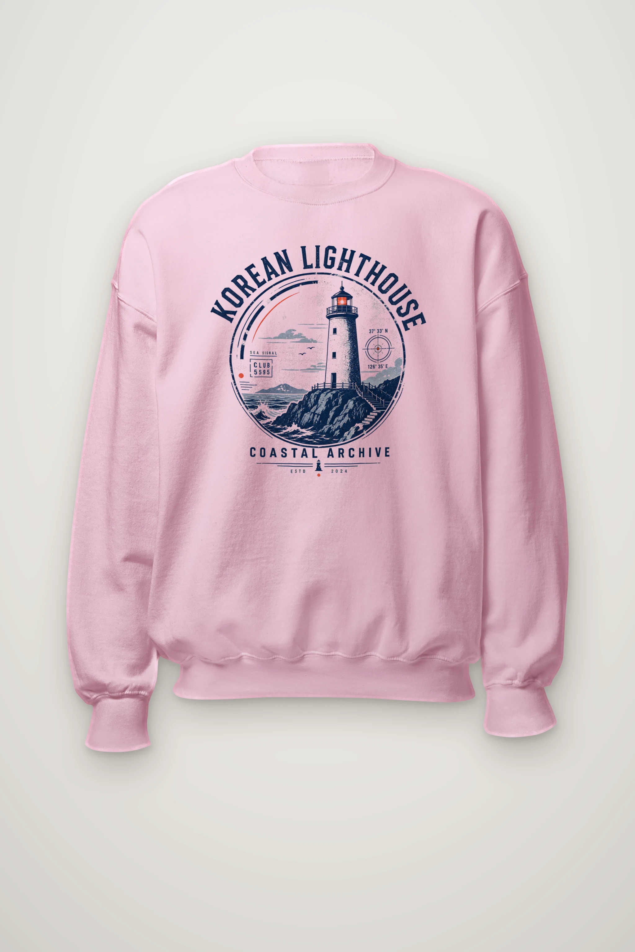 "Sea Signal Club" Heavy Blend Unisex Crewneck Sweatshirt