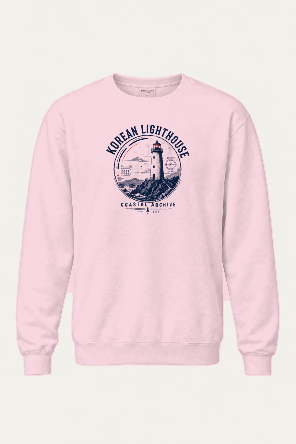 "Sea Signal Club" Heavy Blend Unisex Crewneck Sweatshirt | Gildan 18000