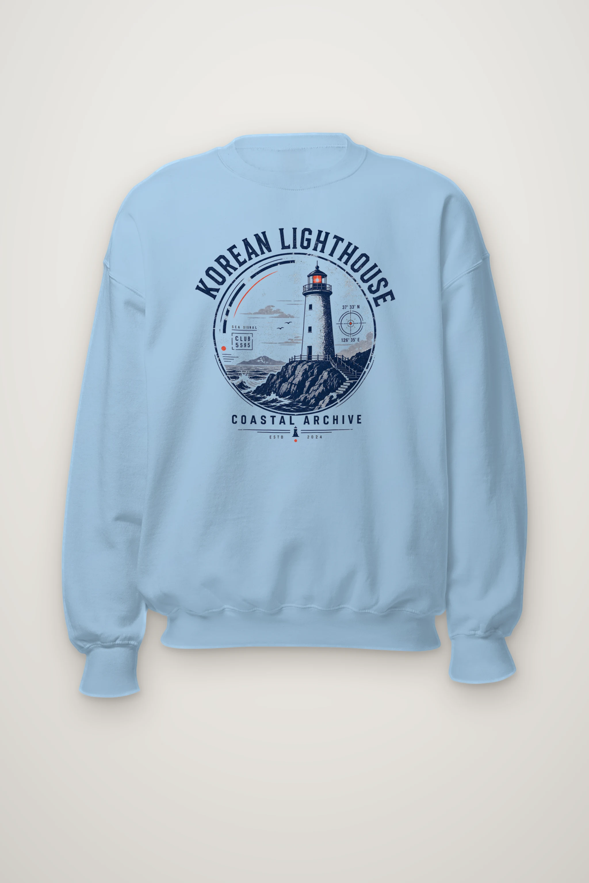 "Sea Signal Club" Heavy Blend Unisex Crewneck Sweatshirt