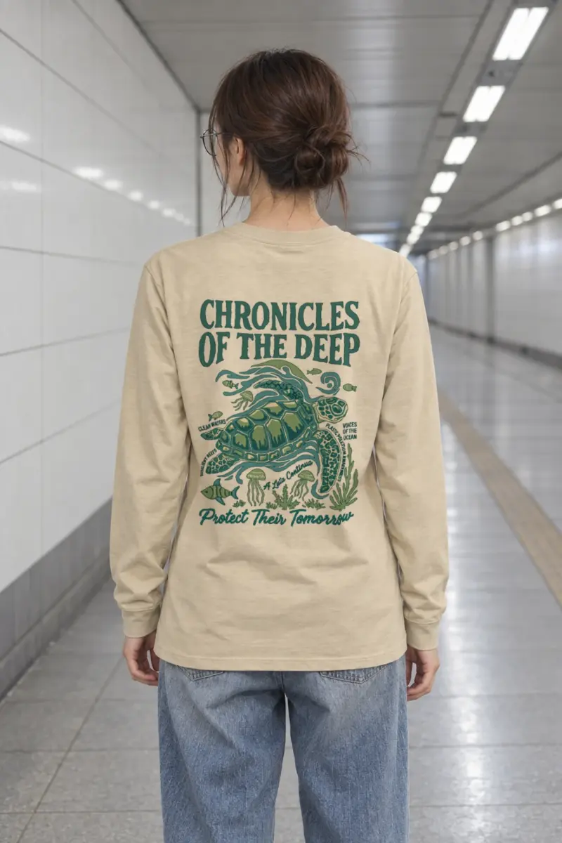"Sea Turtle Chronicles" Unisex Longsleeve T-shirt