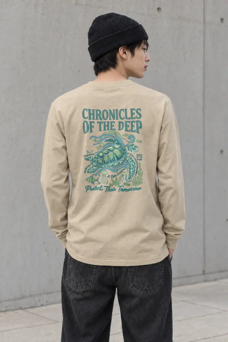 "Sea Turtle Chronicles" Unisex Longsleeve T-shirt