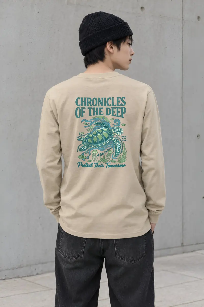 "Sea Turtle Chronicles" Unisex Longsleeve T-shirt