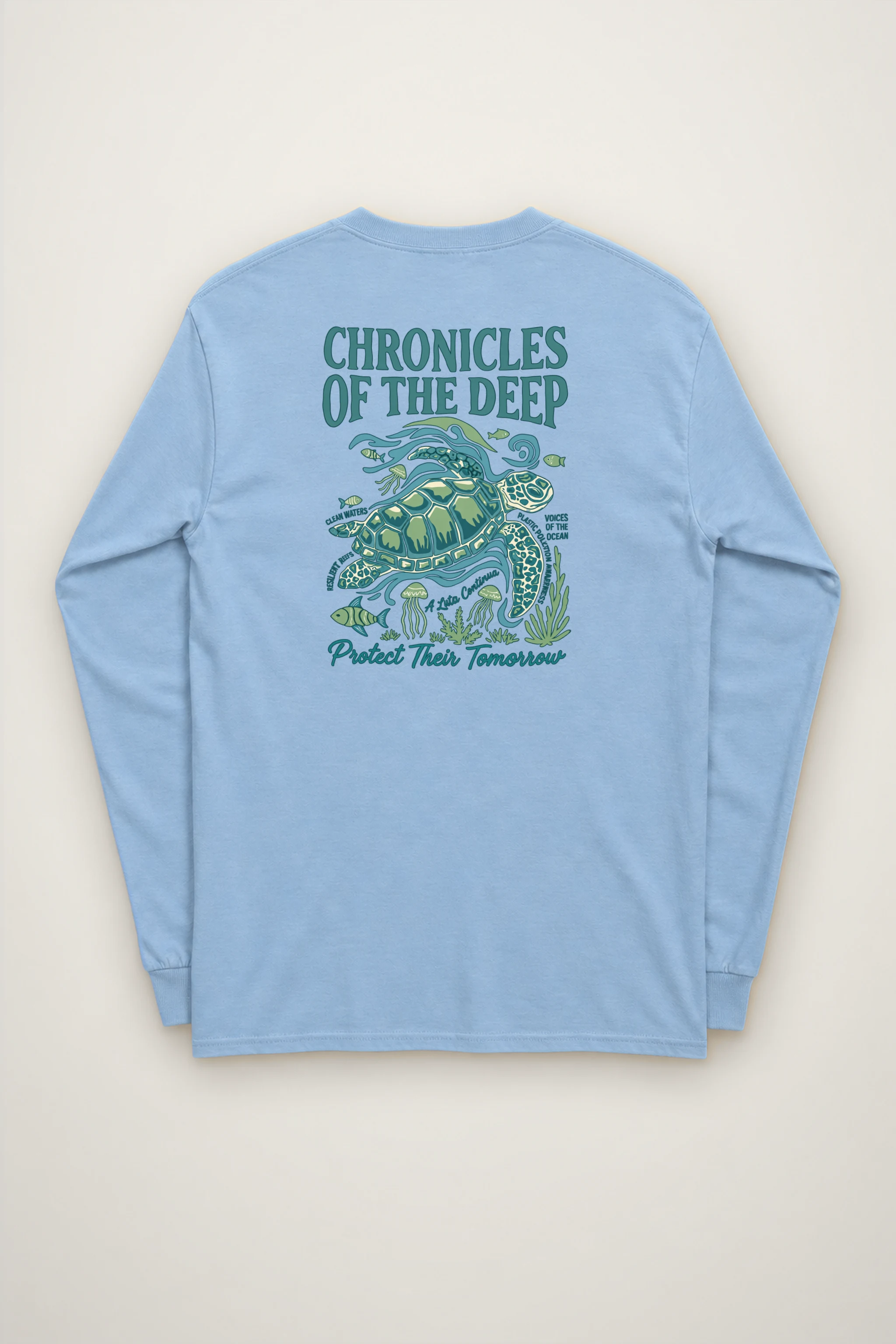 "Sea Turtle Chronicles" Unisex Longsleeve T-shirt