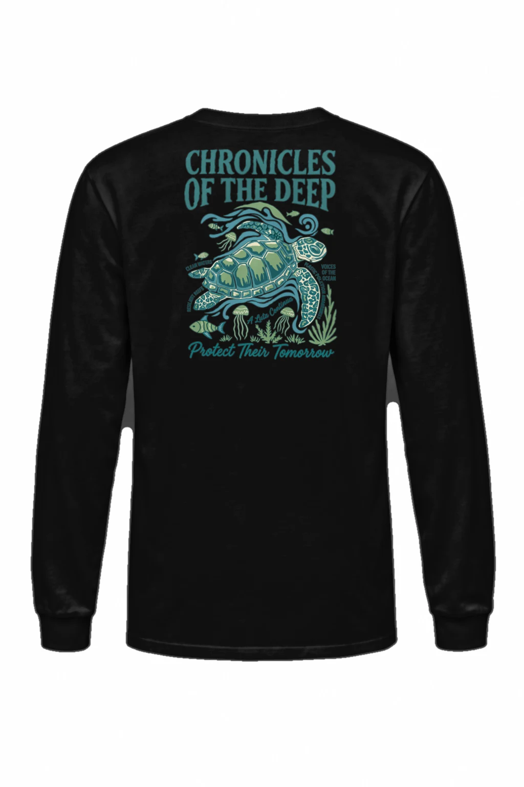 "Sea Turtle Chronicles" Unisex Longsleeve T-shirt | Gildan 2400