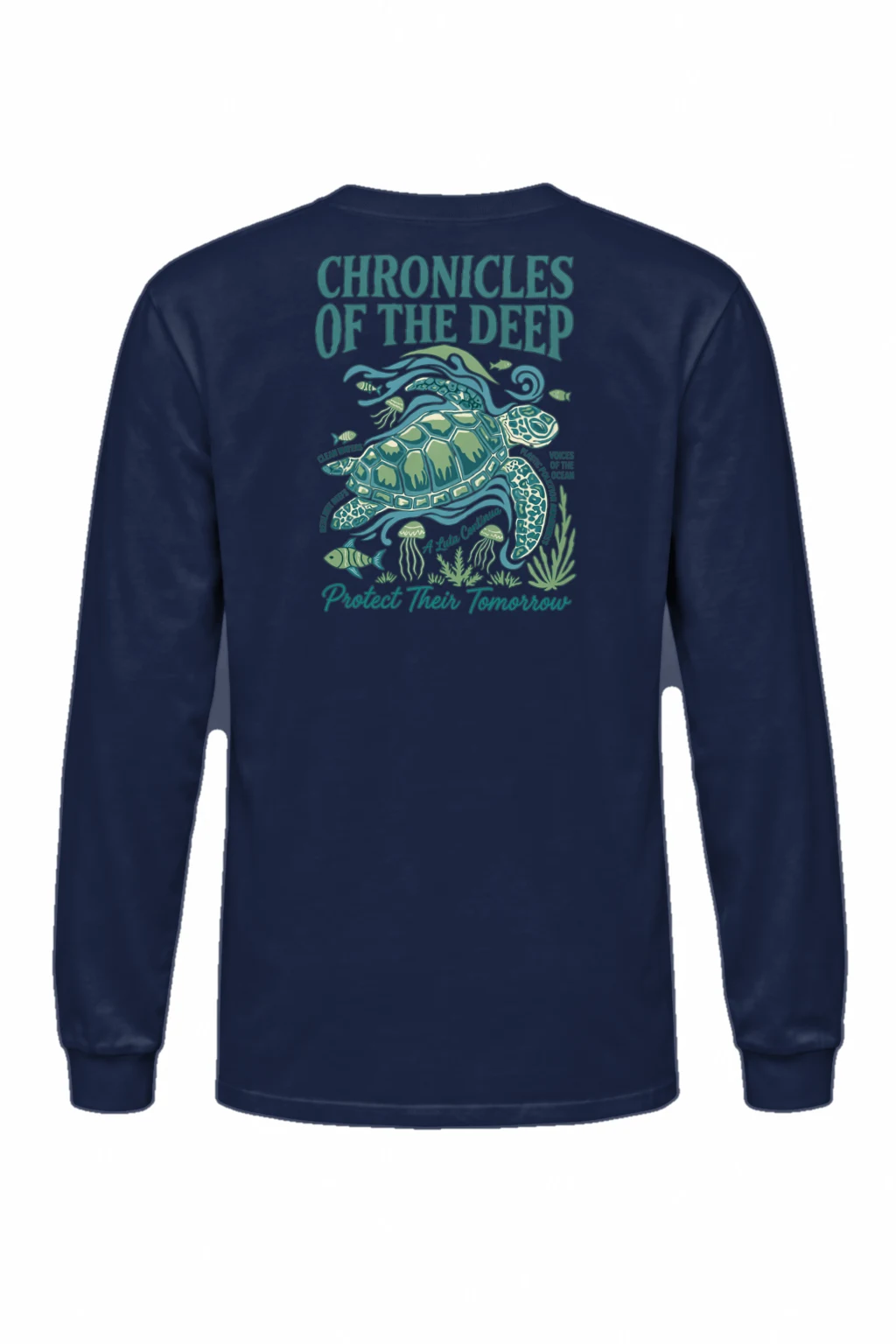 "Sea Turtle Chronicles" Unisex Longsleeve T-shirt | Gildan 2400