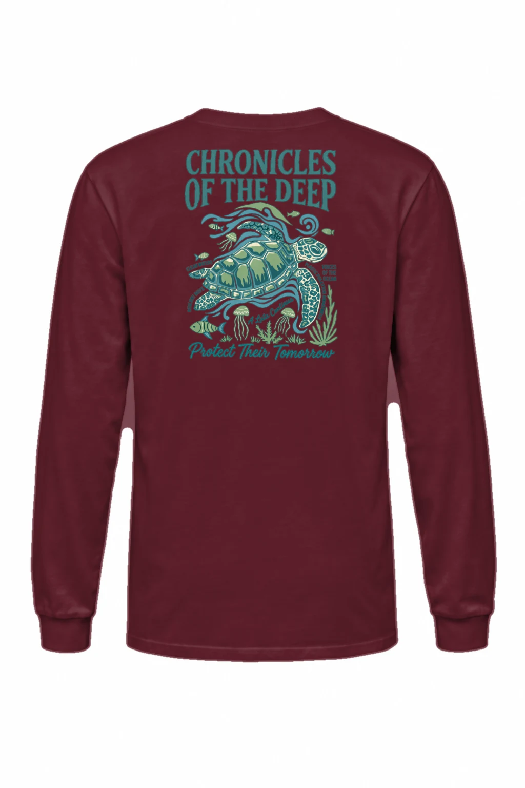 "Sea Turtle Chronicles" Unisex Longsleeve T-shirt | Gildan 2400