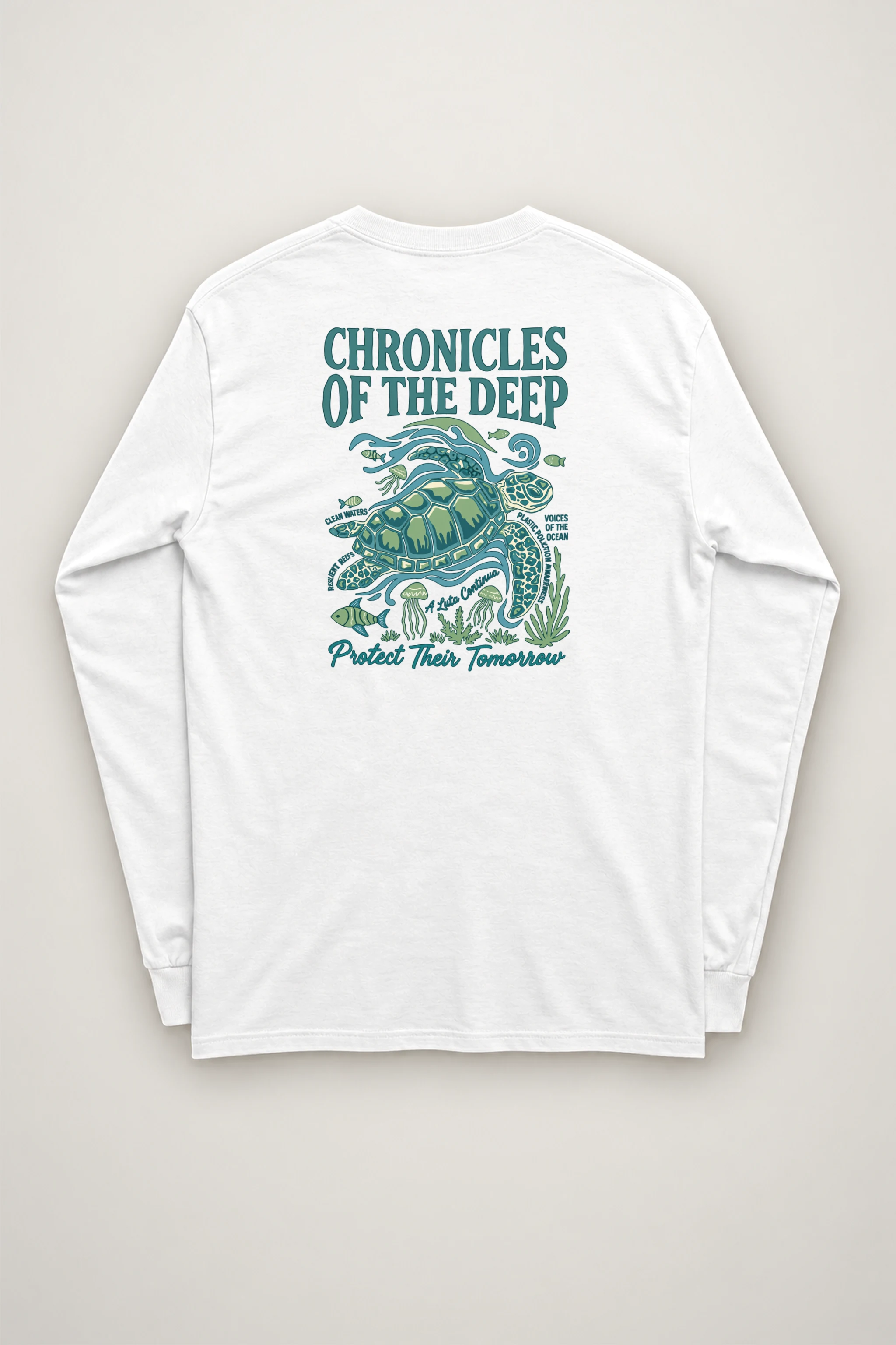 "Sea Turtle Chronicles" Unisex Longsleeve T-shirt