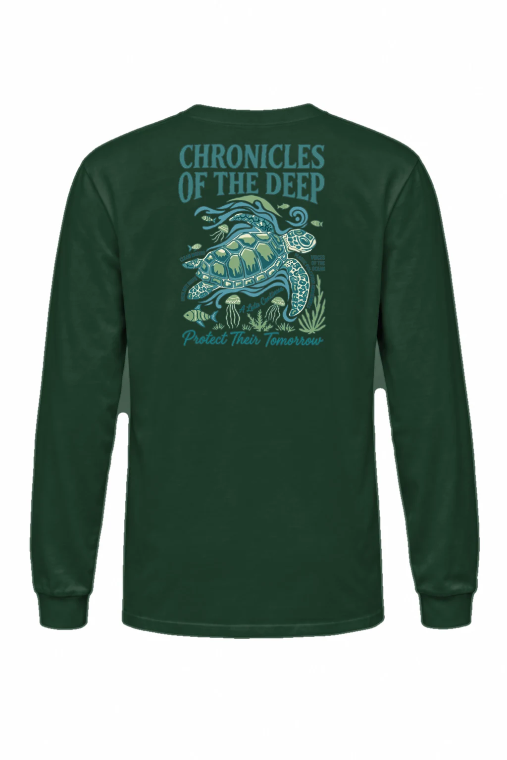 "Sea Turtle Chronicles" Unisex Longsleeve T-shirt | Gildan 2400