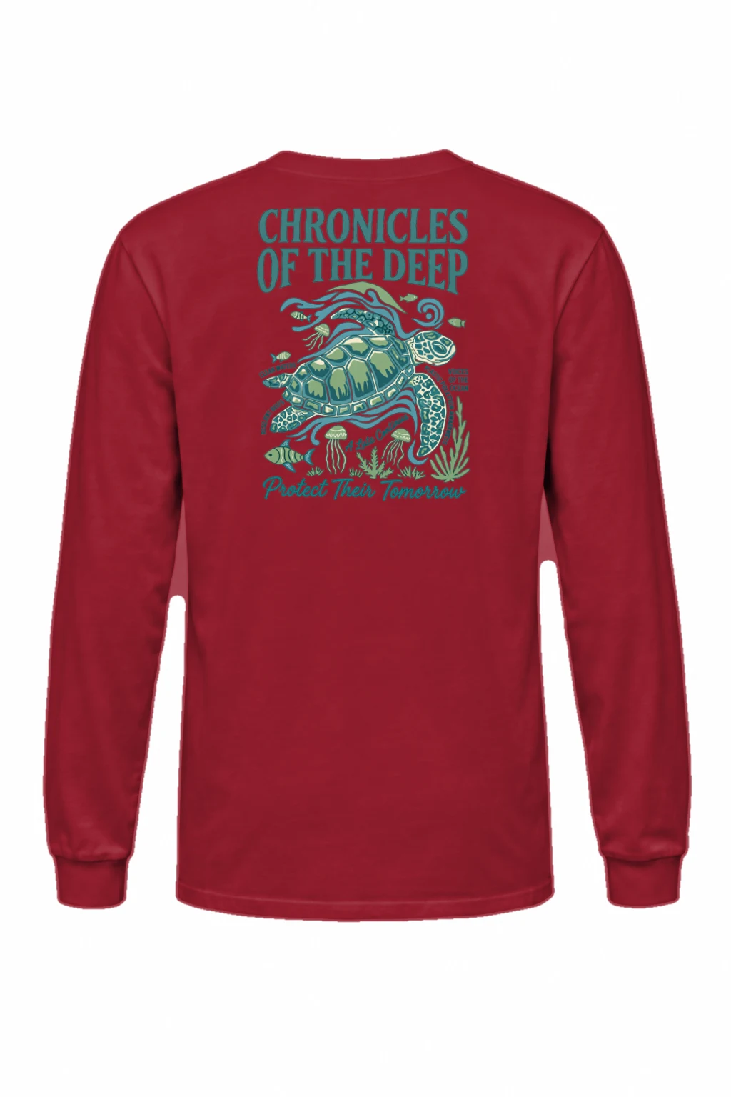 "Sea Turtle Chronicles" Unisex Longsleeve T-shirt | Gildan 2400
