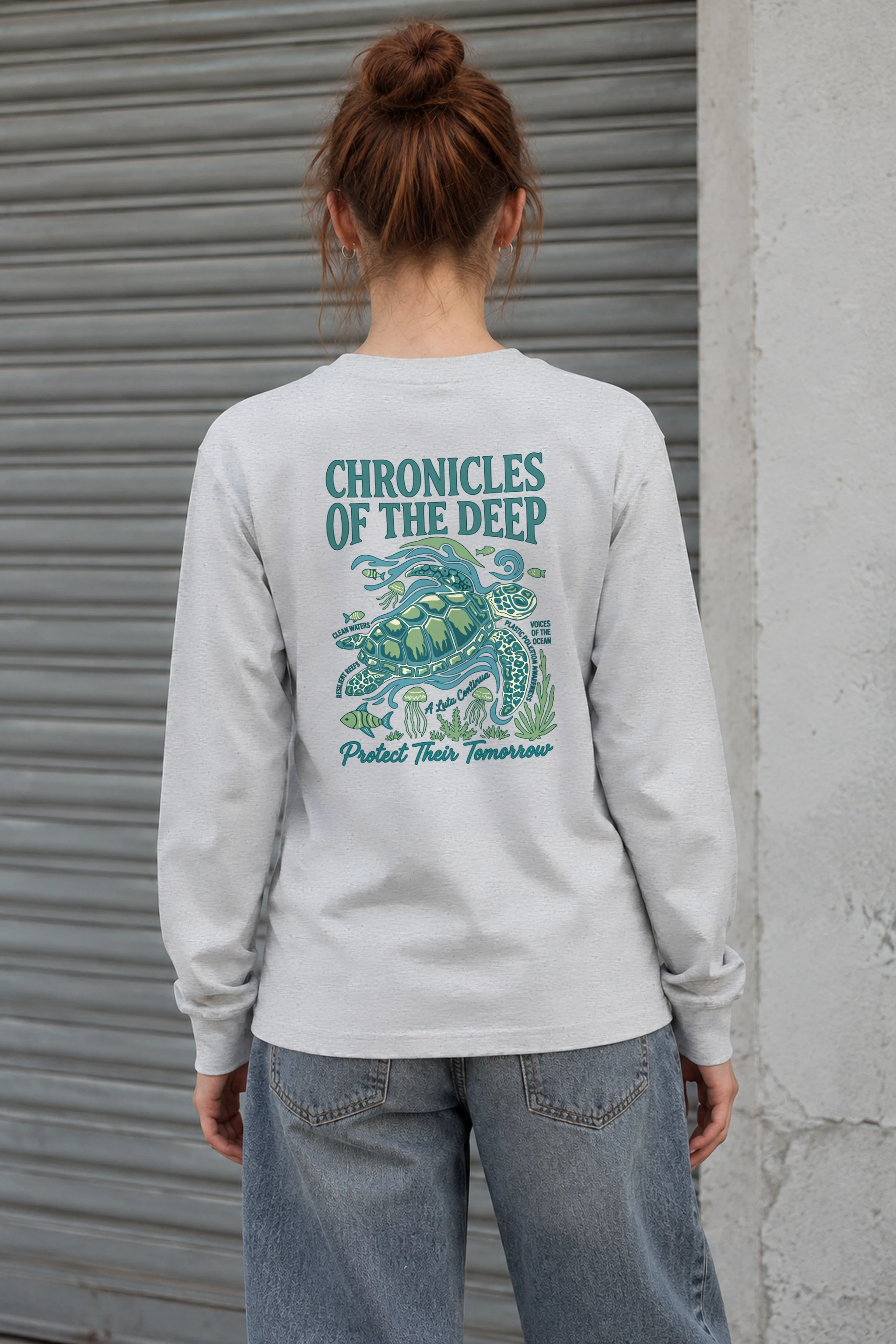 "Sea Turtle Chronicles" Unisex Longsleeve T-shirt