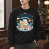 "Seal and Surfboard" Heavy Blend Unisex Crewneck Sweatshirt | Gildan 18000