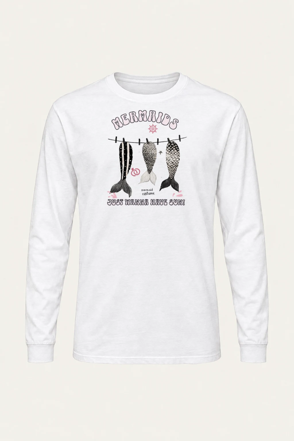 "Seas The Day" Unisex Longsleeve T-shirt | Gildan 2400