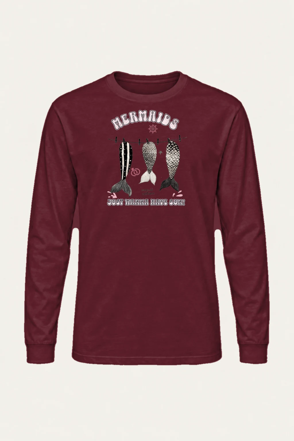 "Seas The Day" Unisex Longsleeve T-shirt | Gildan 2400