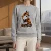 "Seated Fox" Heavy Blend Unisex Crewneck Sweatshirt | Gildan 18000