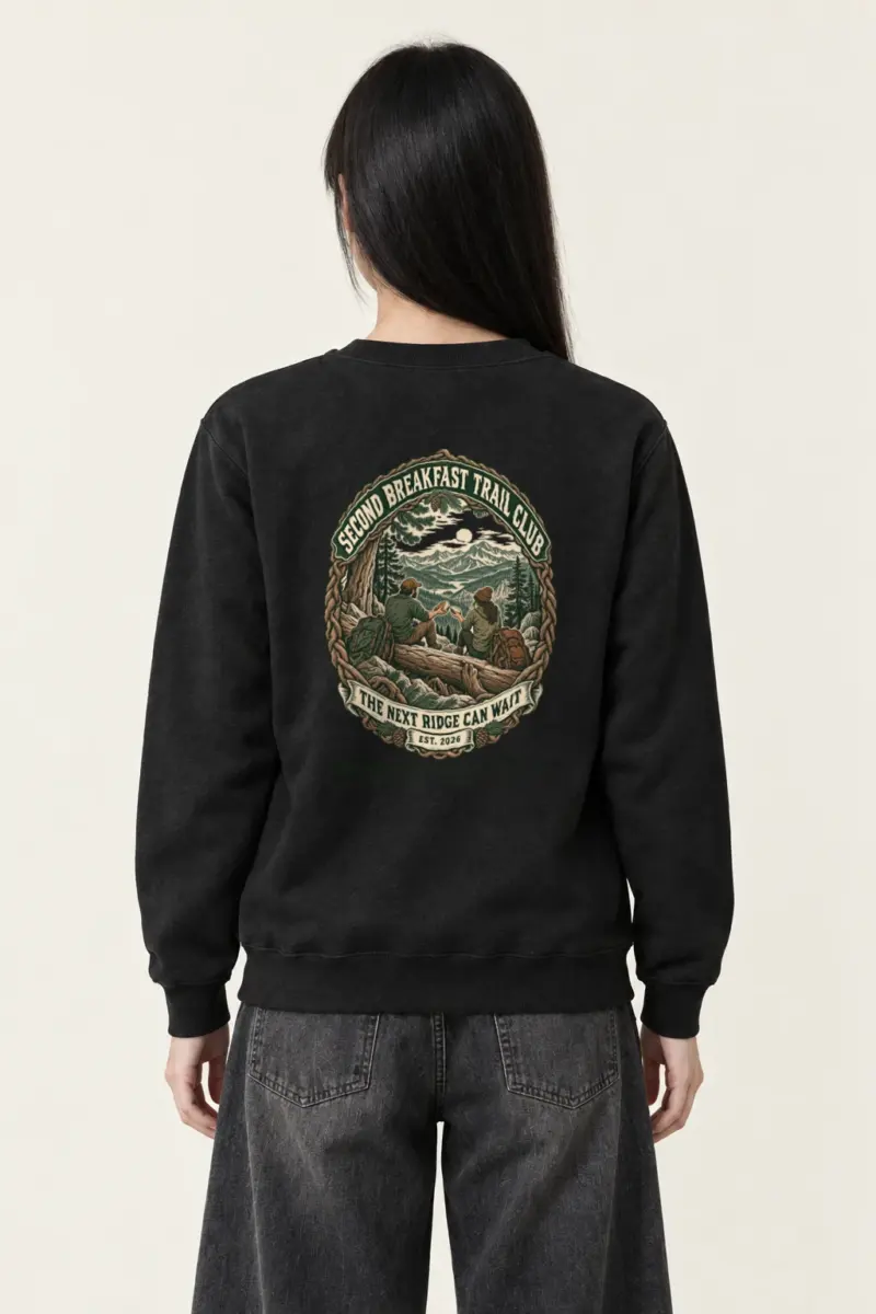 "Second Breakfast Trail Club" Heavy Blend Unisex Crewneck Sweatshirt