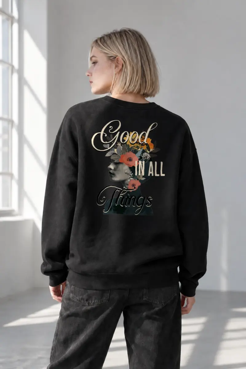 "See Good" Heavy Blend Unisex Crewneck Sweatshirt | Gildan 18000