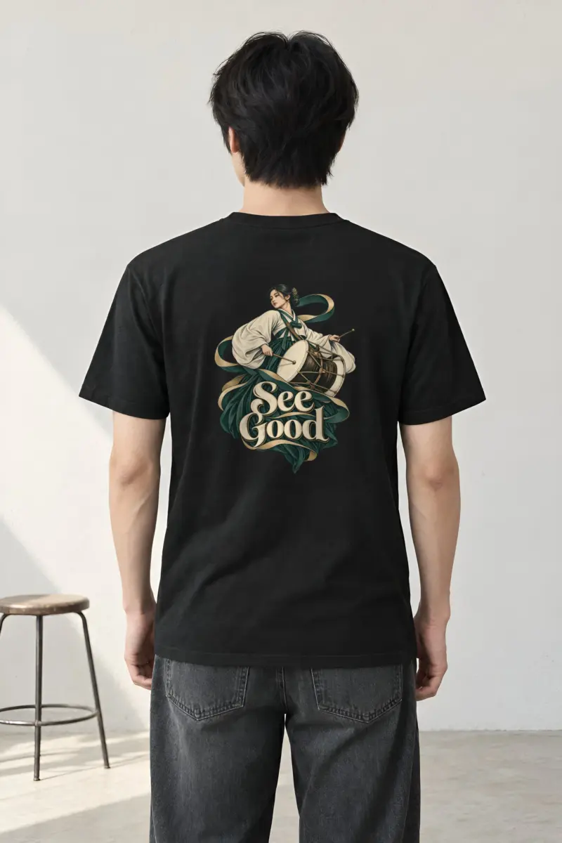 "See Good" Heavyweight Unisex Crewneck T-shirt