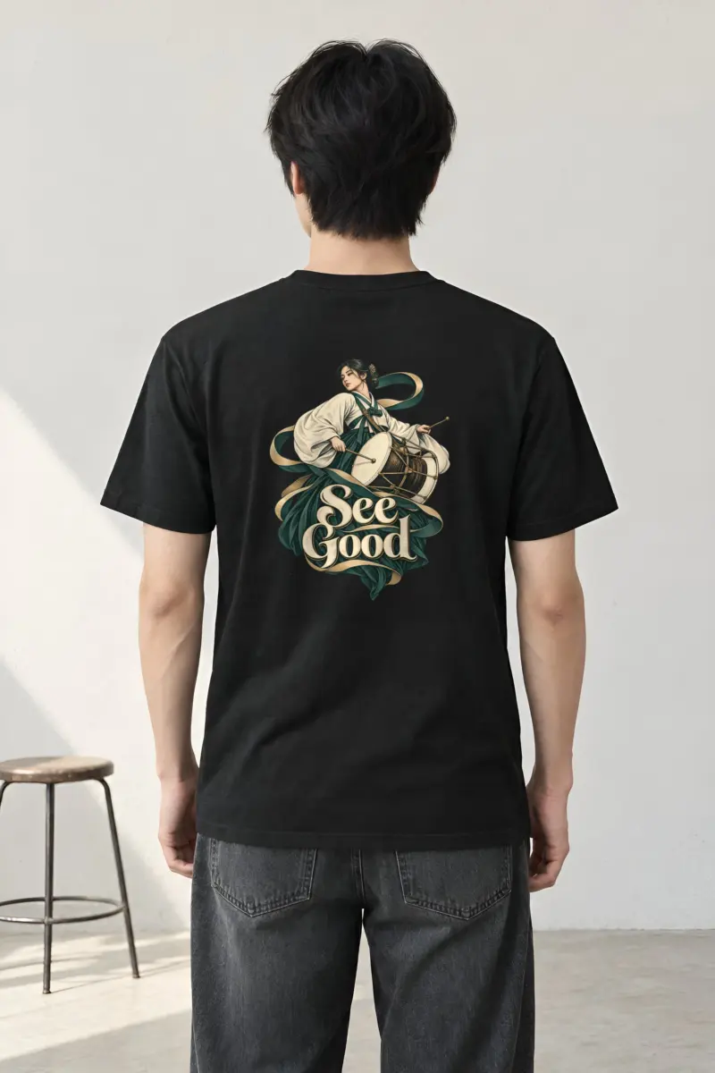 "See Good" Heavyweight Unisex Crewneck T-shirt