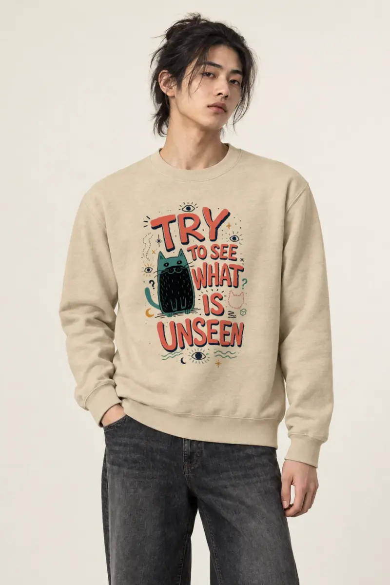 "See What Is Unseen" Heavy Blend Unisex Crewneck Sweatshirt
