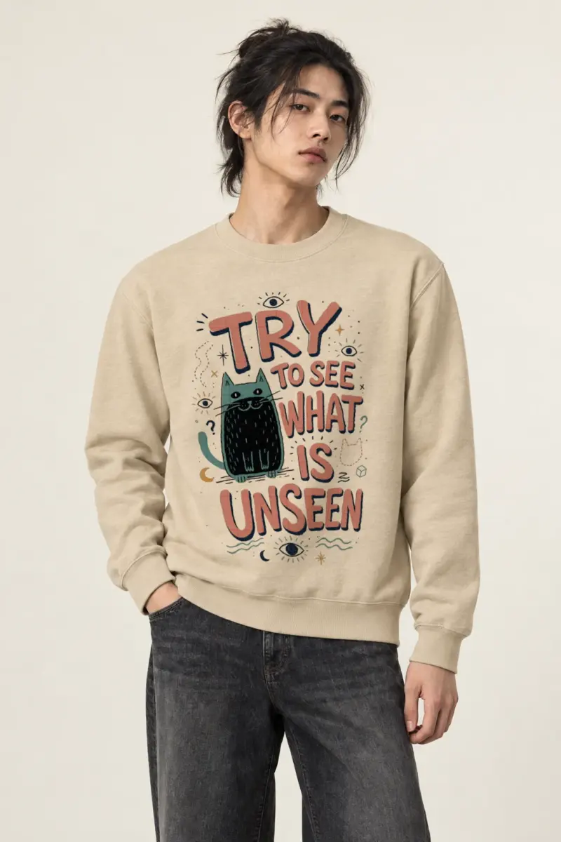 "See What Is Unseen" Heavy Blend Unisex Crewneck Sweatshirt