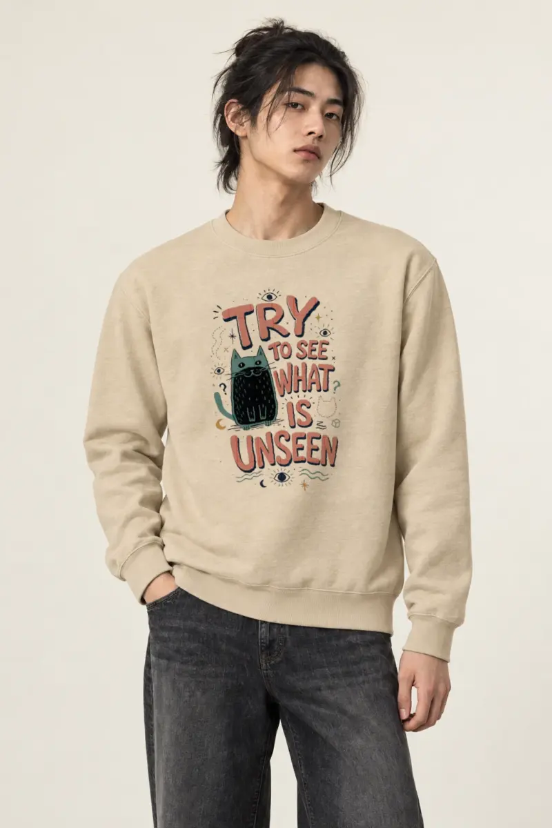 "See What Is Unseen" Heavy Blend Unisex Crewneck Sweatshirt