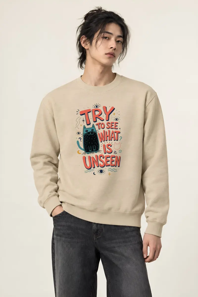 "See What Is Unseen" Heavy Blend Unisex Crewneck Sweatshirt