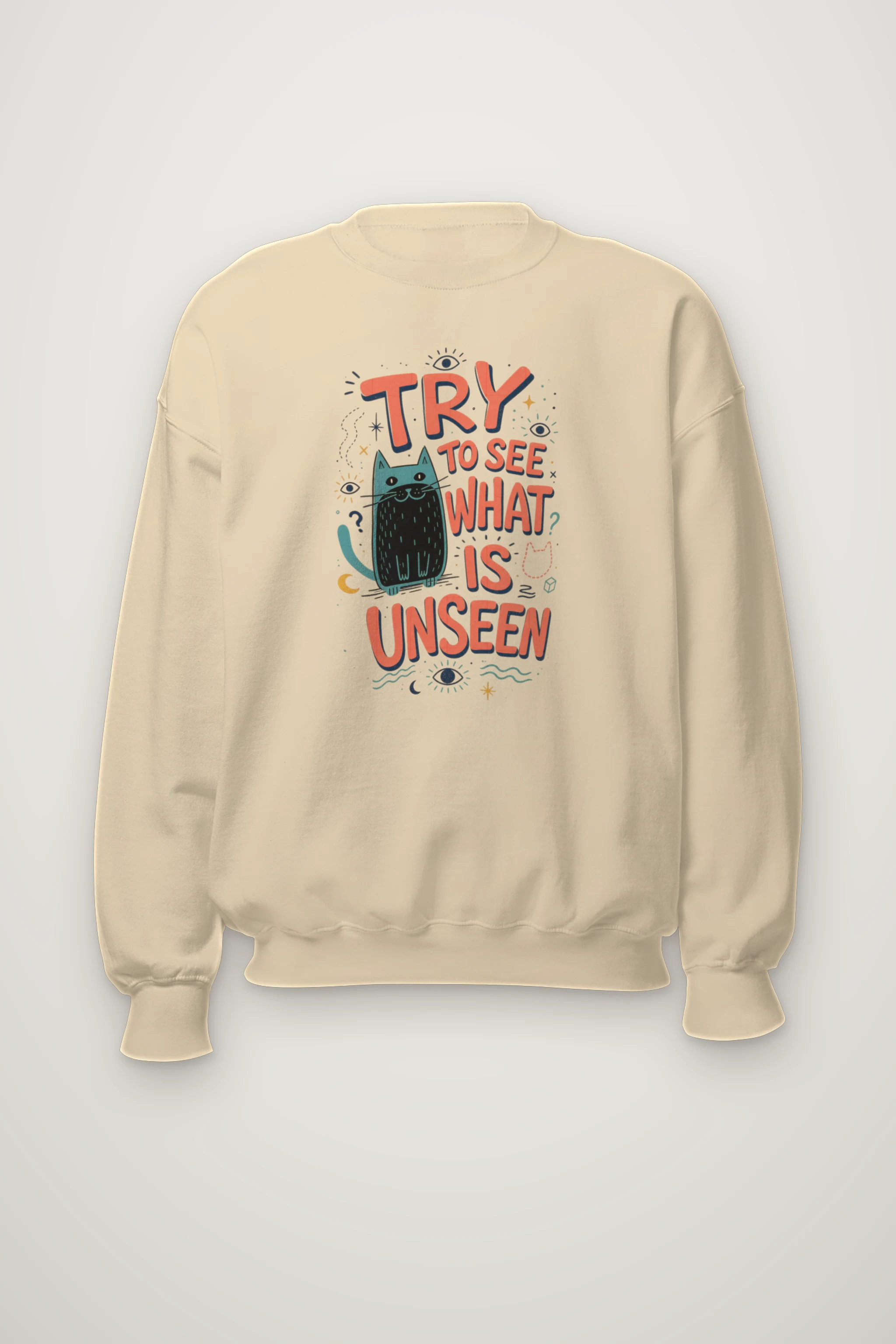 "See What Is Unseen" Heavy Blend Unisex Crewneck Sweatshirt