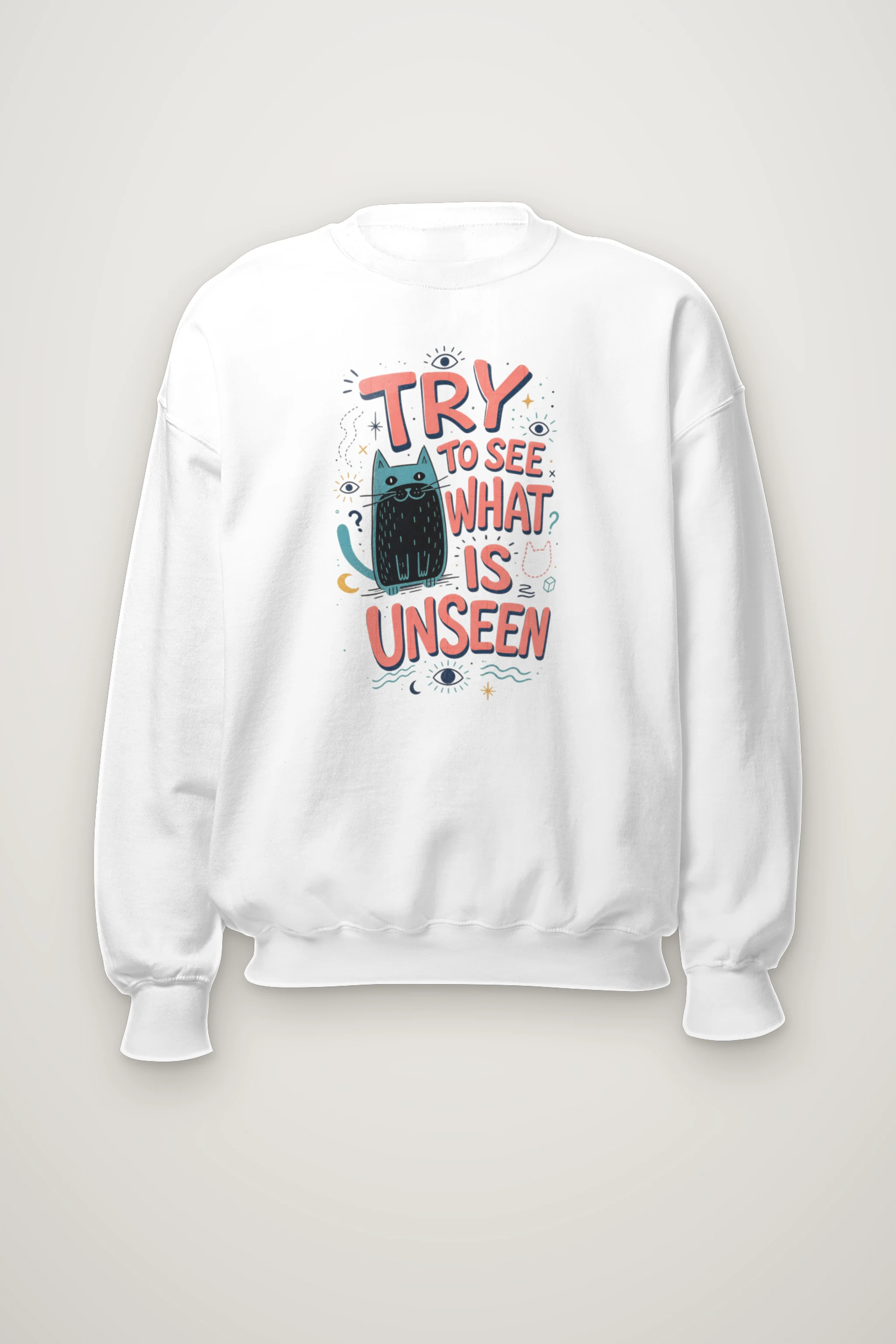 "See What Is Unseen" Heavy Blend Unisex Crewneck Sweatshirt