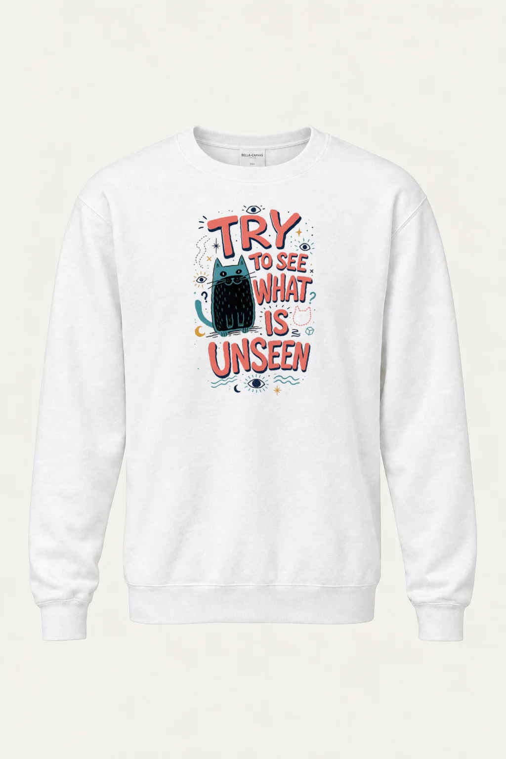 "See What Is Unseen" Heavy Blend Unisex Crewneck Sweatshirt | Gildan 18000