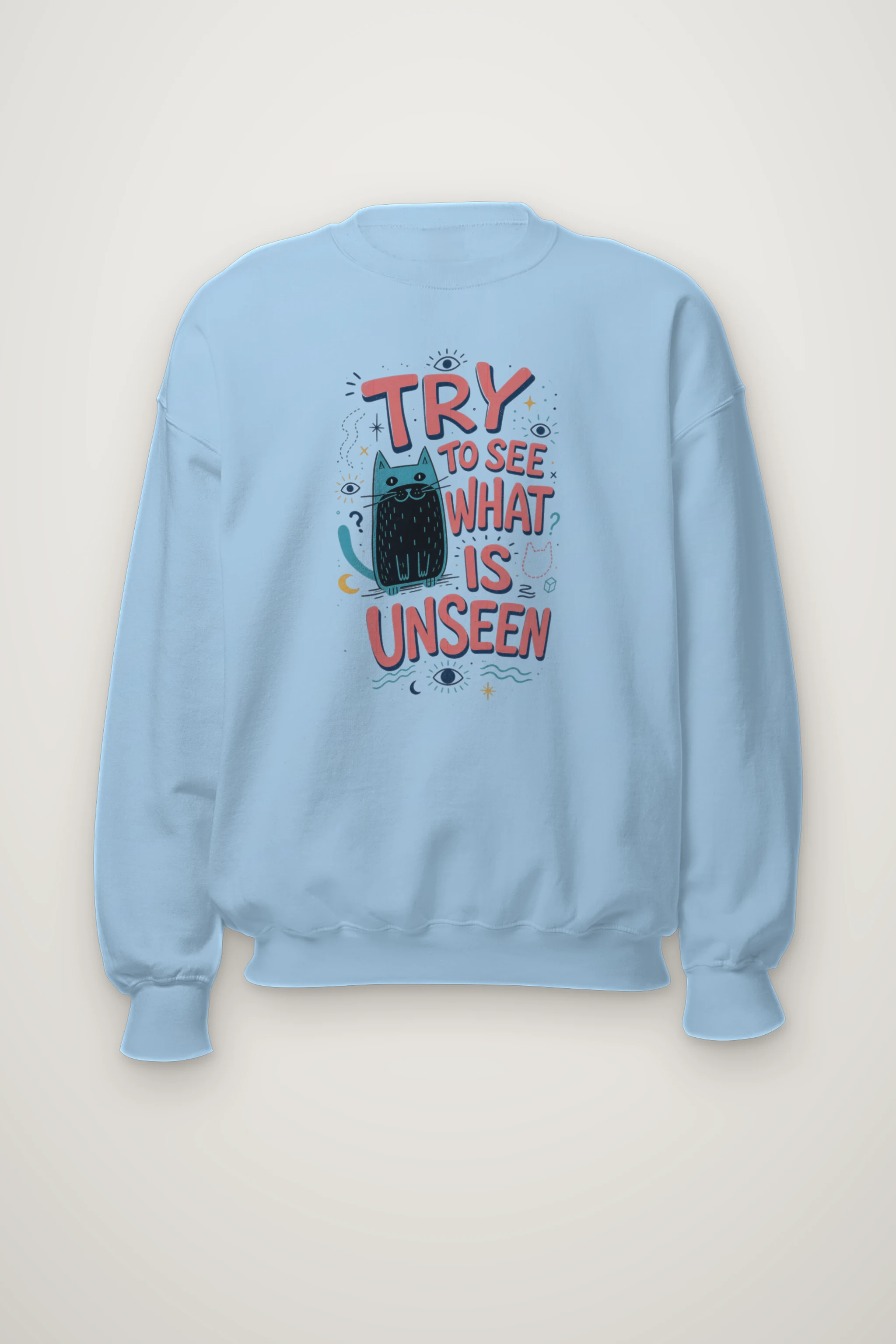 "See What Is Unseen" Heavy Blend Unisex Crewneck Sweatshirt