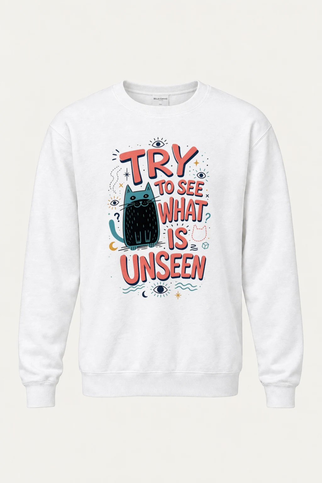 "See What Is Unseen" Heavy Blend Unisex Crewneck Sweatshirt | Gildan 18000