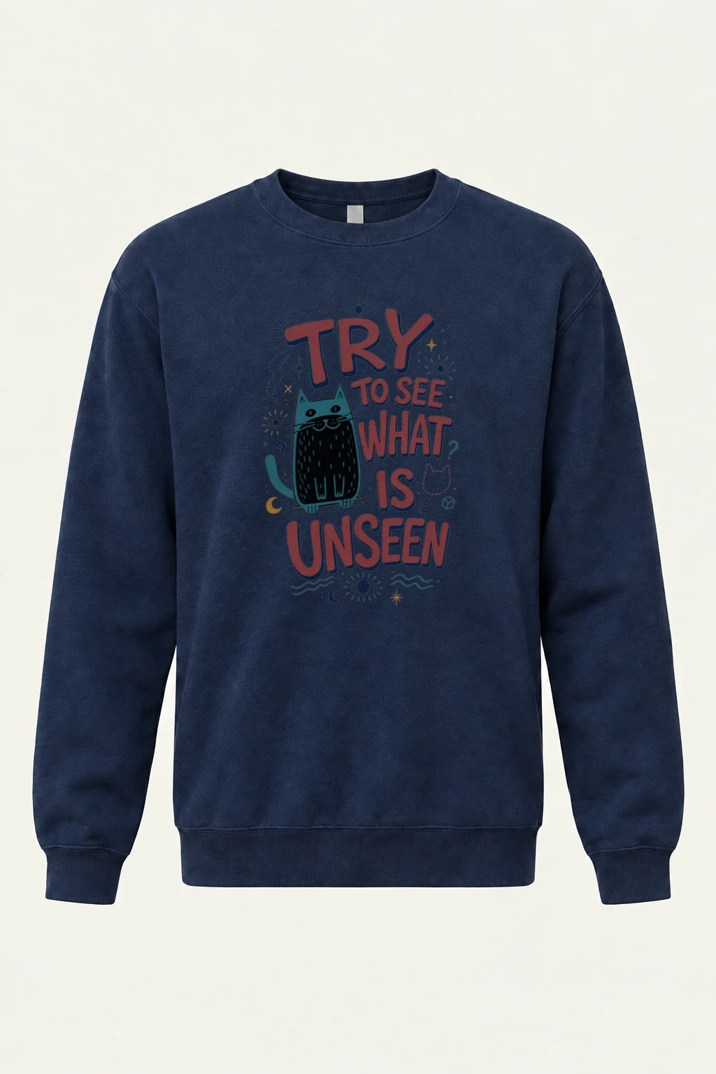 "See What Is Unseen" Heavy Blend Unisex Crewneck Sweatshirt | Gildan 18000
