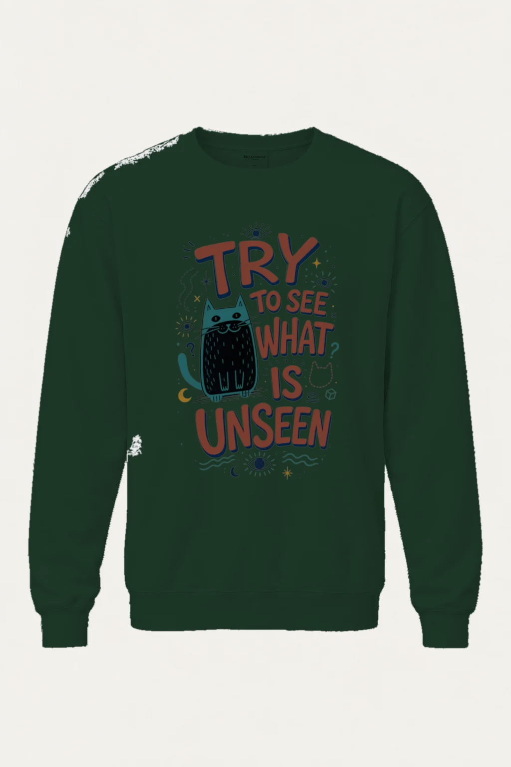 "See What Is Unseen" Heavy Blend Unisex Crewneck Sweatshirt | Gildan 18000