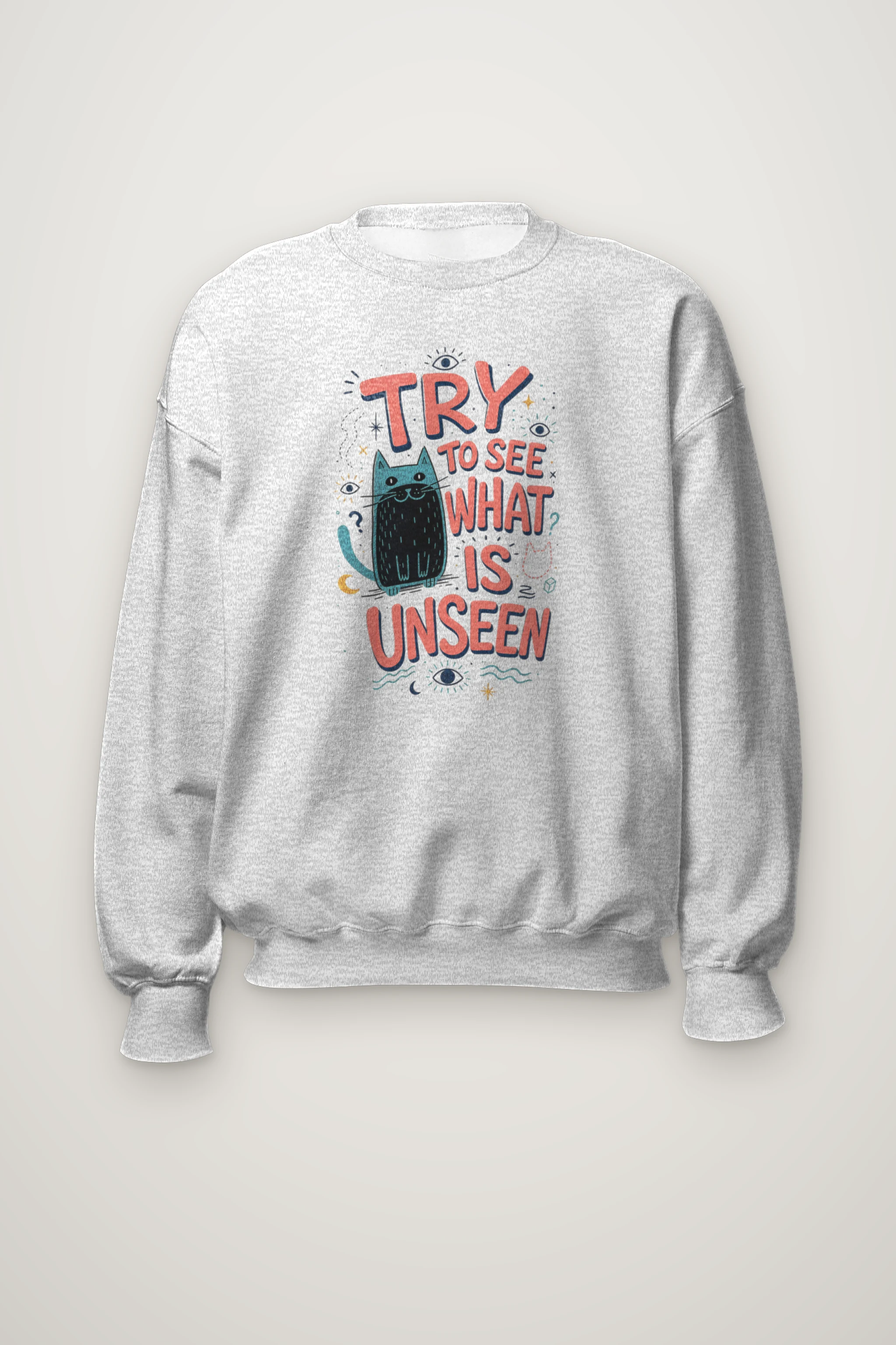 "See What Is Unseen" Heavy Blend Unisex Crewneck Sweatshirt