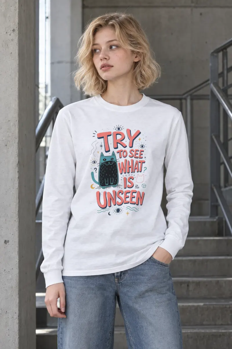 "See What Is Unseen" Unisex Longsleeve T-shirt
