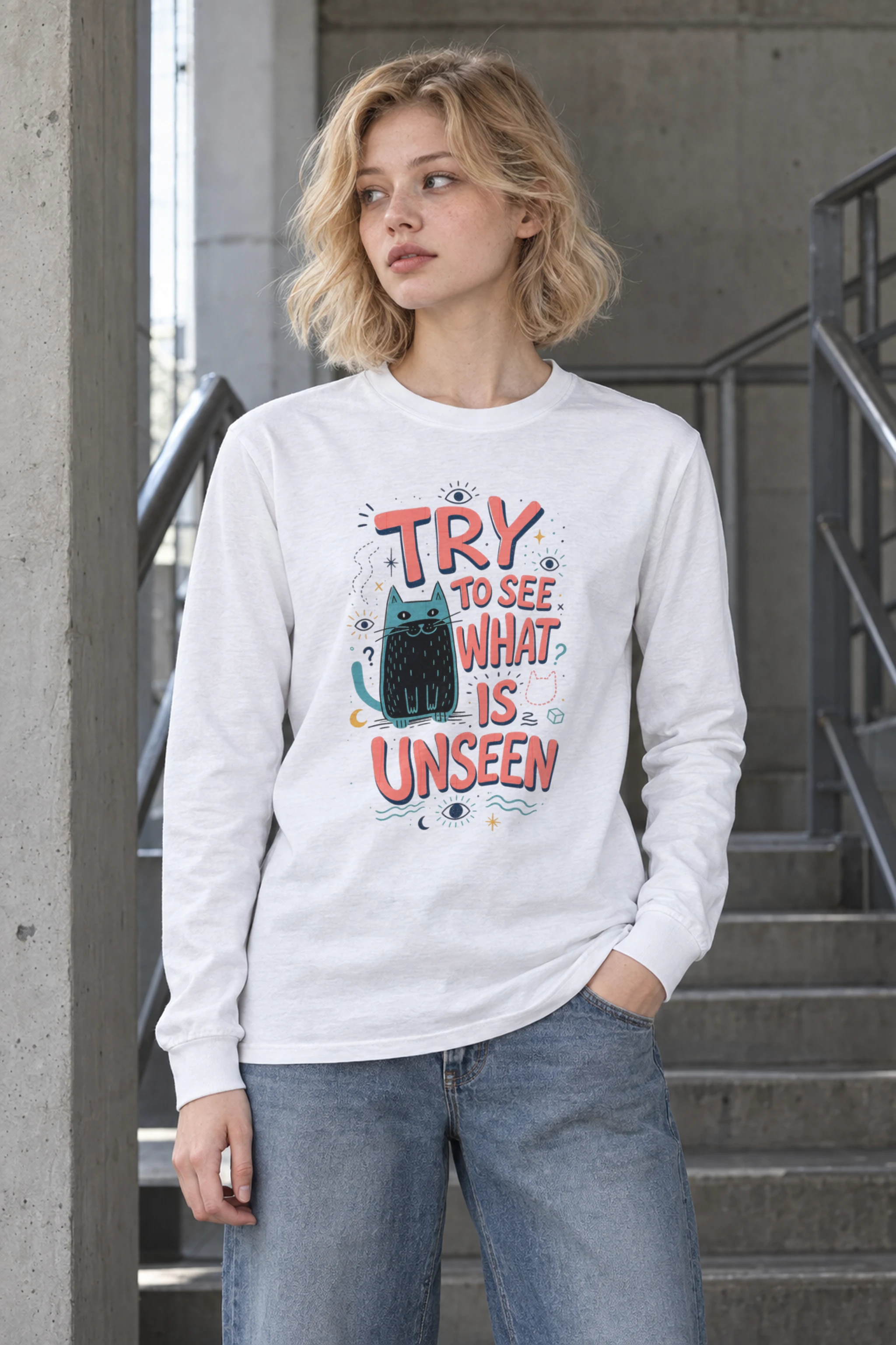 "See What Is Unseen" Unisex Longsleeve T-shirt