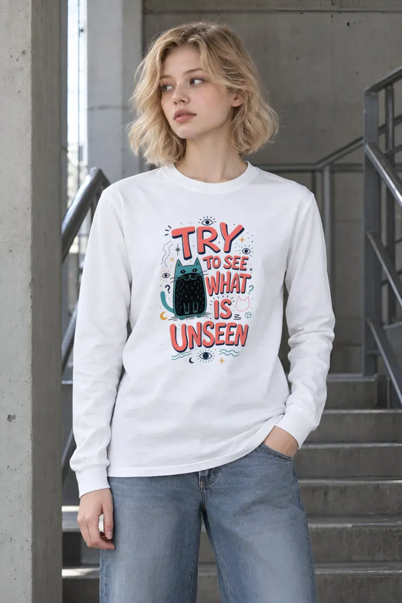 "See What Is Unseen" Unisex Longsleeve T-shirt