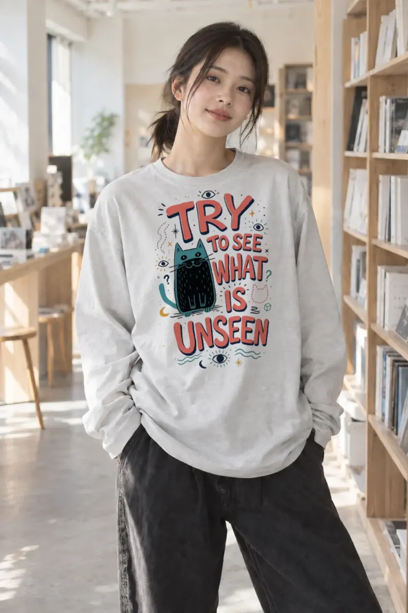 "See What Is Unseen" Unisex Longsleeve T-shirt | Gildan 2400