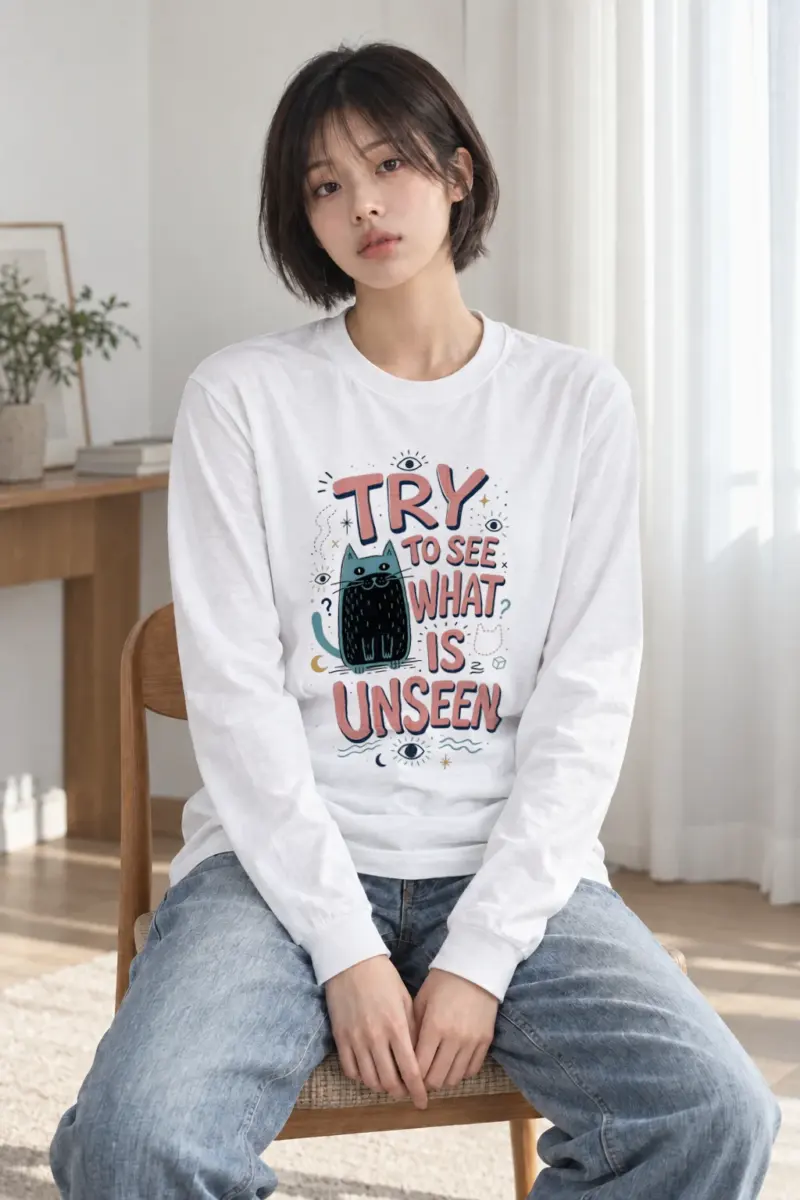 "See What Is Unseen" Unisex Longsleeve T-shirt