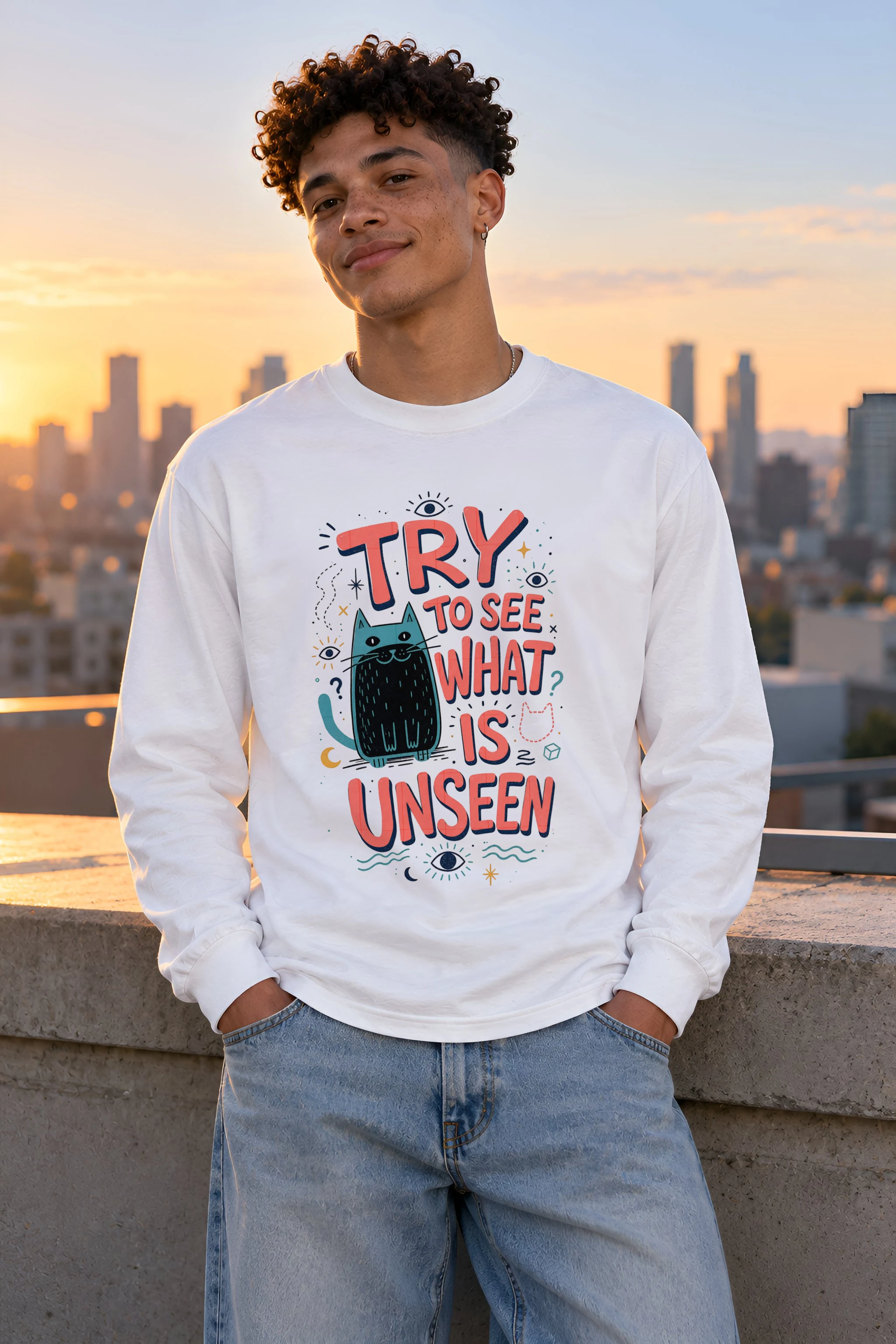 "See What Is Unseen" Unisex Longsleeve T-shirt