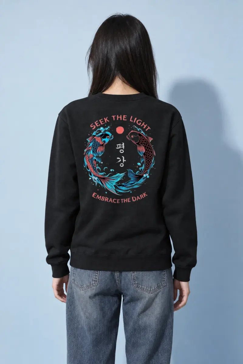 "Seek The Light" Heavy Blend Unisex Crewneck Sweatshirt | Gildan 18000