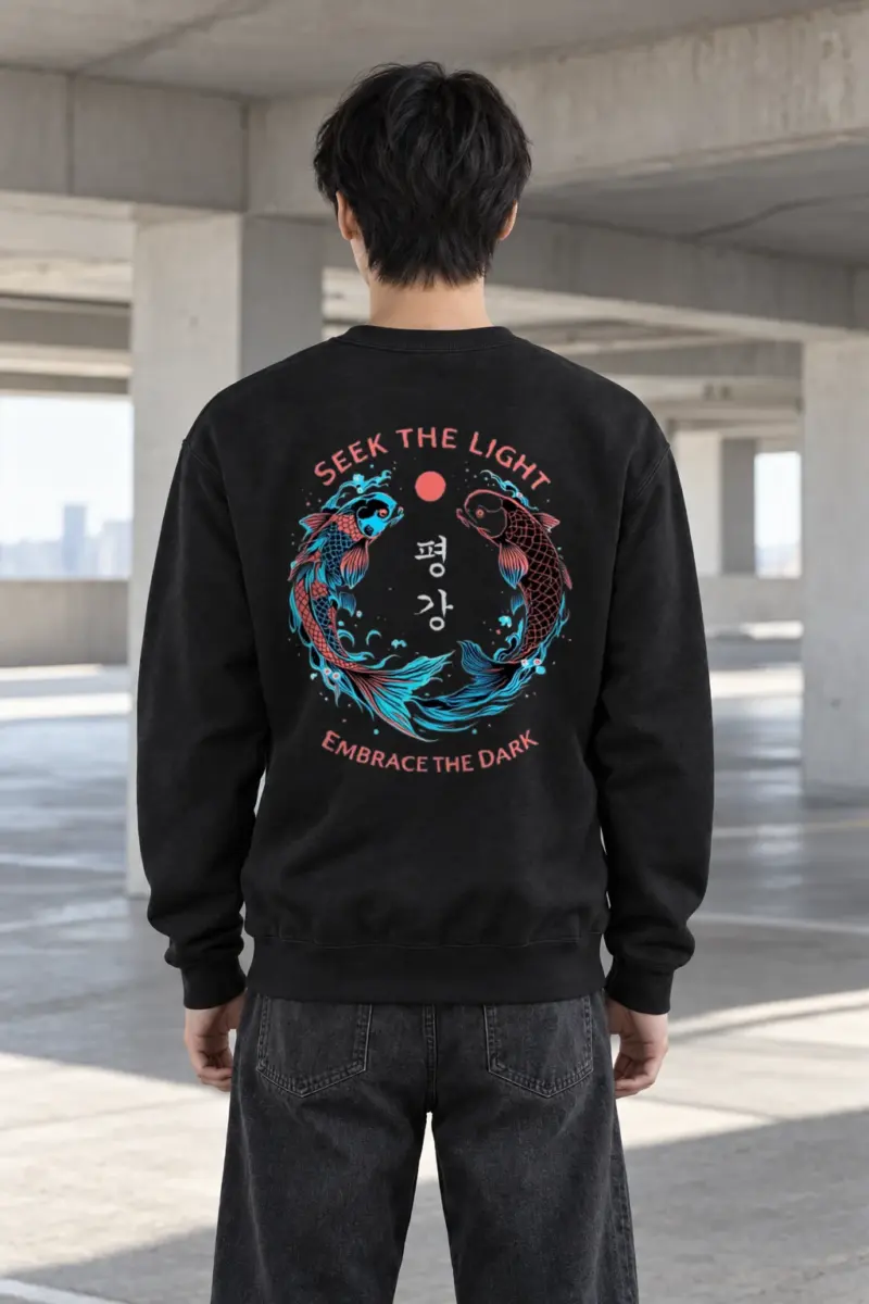 "Seek The Light" Heavy Blend Unisex Crewneck Sweatshirt | Gildan 18000