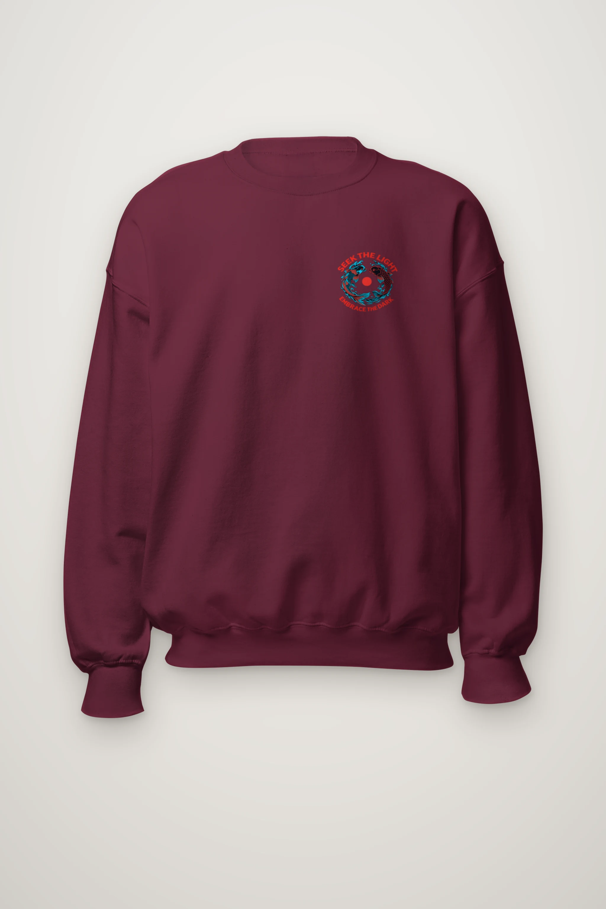 "Seek The Light" Heavy Blend Unisex Crewneck Sweatshirt