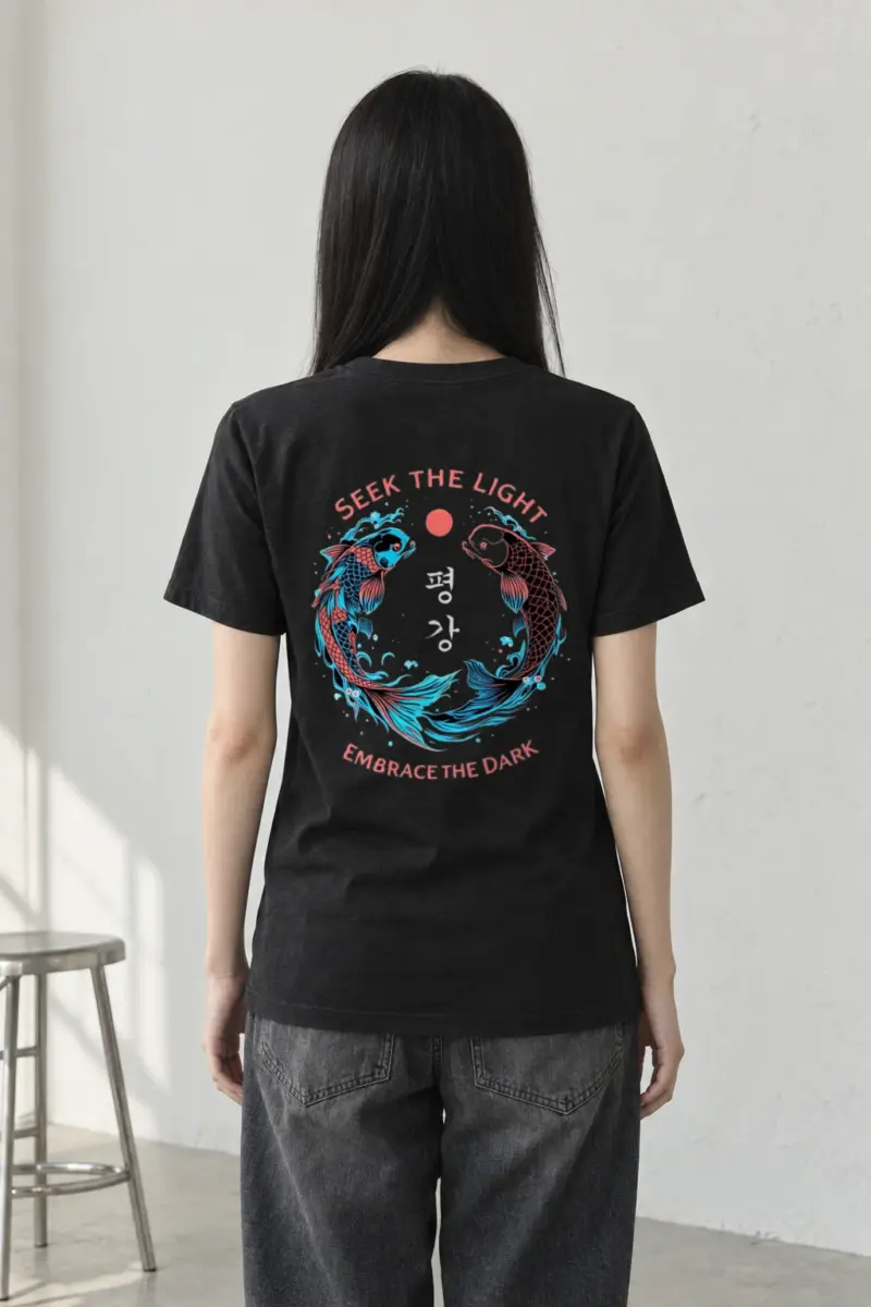 "Seek The Light" Heavyweight Unisex Crewneck T-shirt