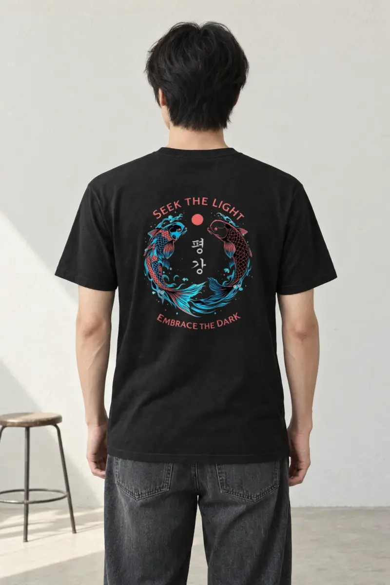 "Seek The Light" Heavyweight Unisex Crewneck T-shirt