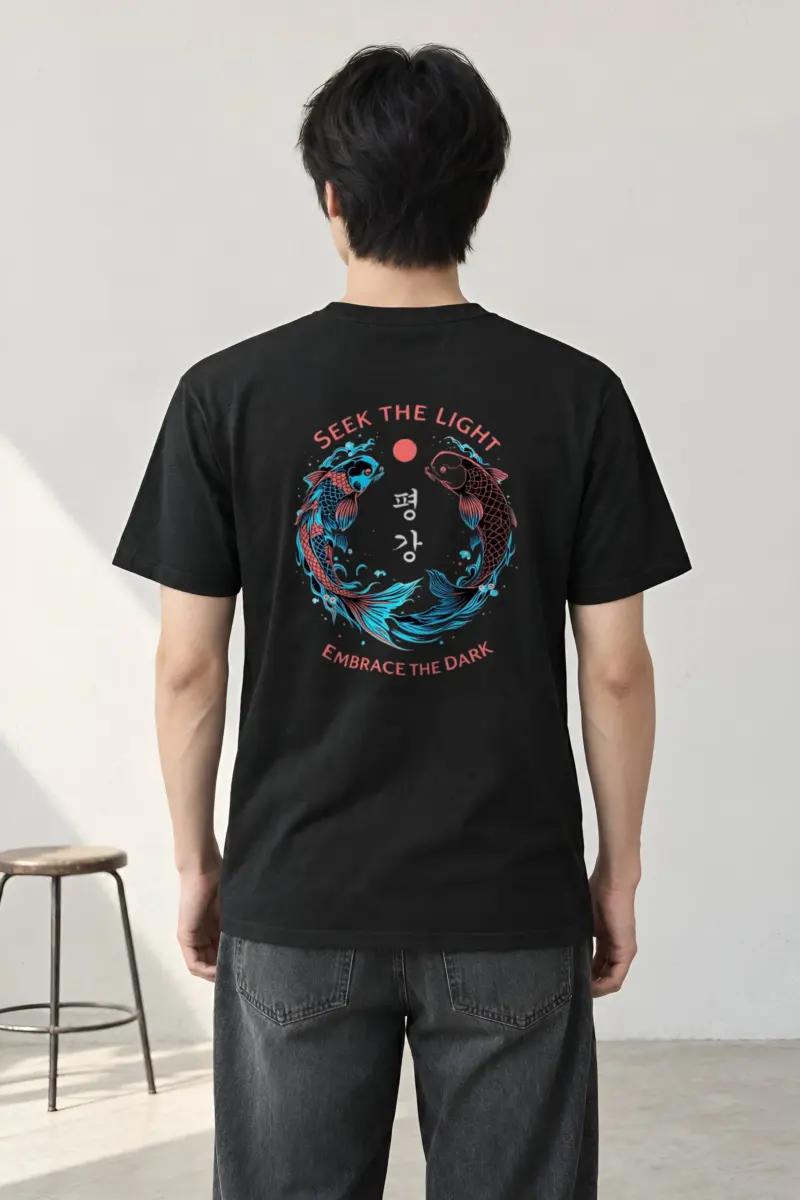 "Seek The Light" Heavyweight Unisex Crewneck T-shirt